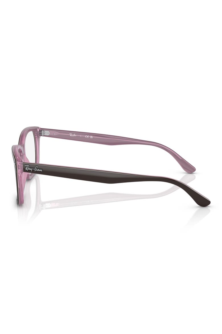 RX5428 50mm Square Optical Glasses, Alternate, color, BROWN