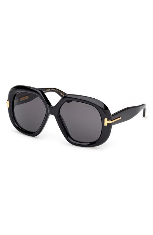 Tom Ford 56mm Geometric Sunglasses