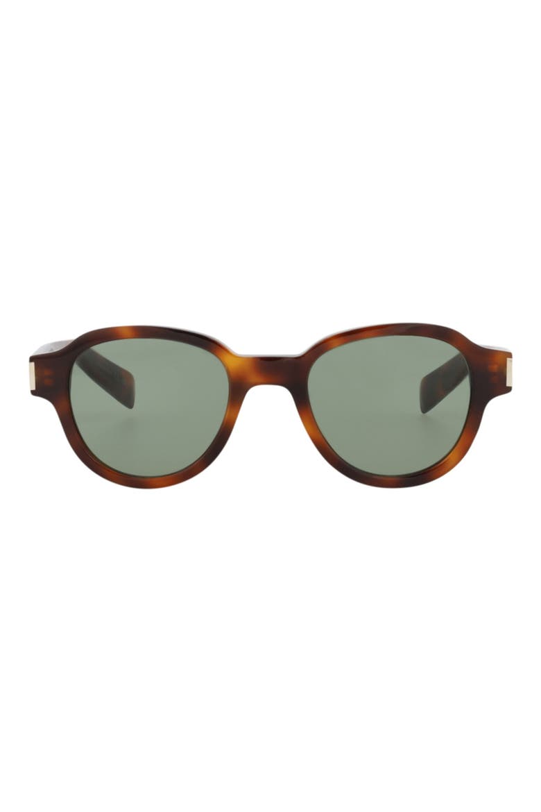 48mm Round Sunglasses, Main, color, HAVANA HAVANA GREEN