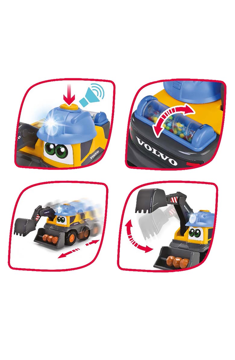 Dickie Toys Abc Volvo Danny Digger, Alternate, color, Multicolored