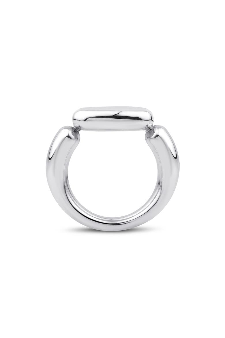 Stone Ring, Alternate, color, SILVER