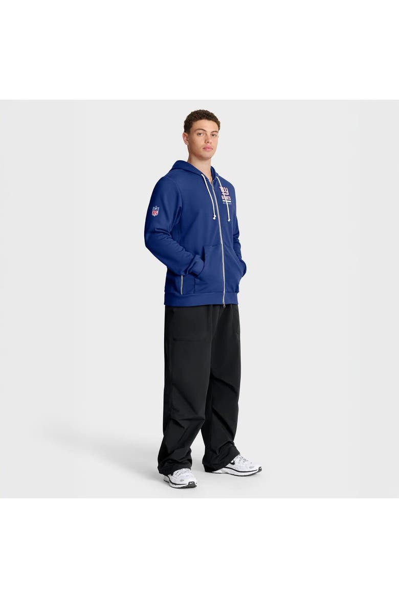 Men's Nike Royal New York Giants Sideline Standard Issue Utility Player Dri-FIT Full-Zip Hoodie, Alternate, color, Royal