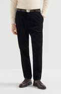 Brunello Cucinelli Garment-dyed trousers in cotton corduroy