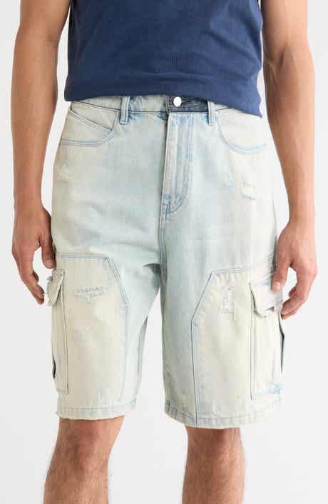 RtA Joseph Denim Cargo Shorts