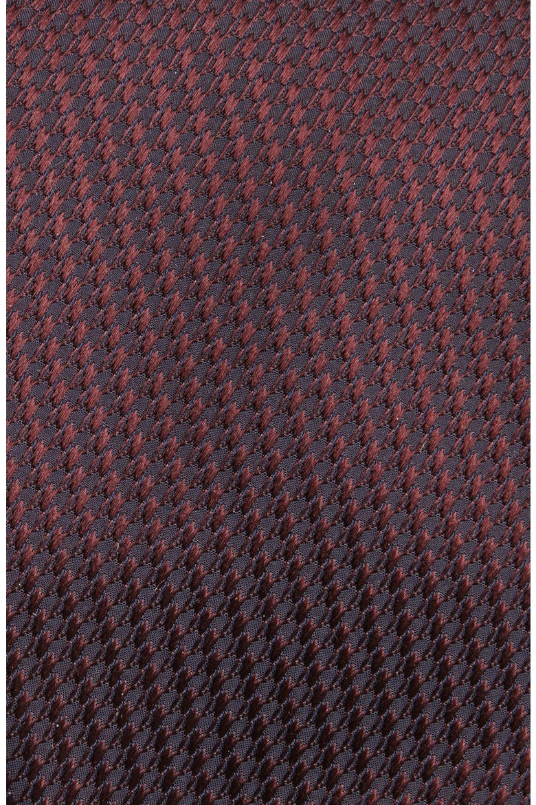 Silk Jacquard Standard Silk Tie, Alternate, color, PURPLE/ RED