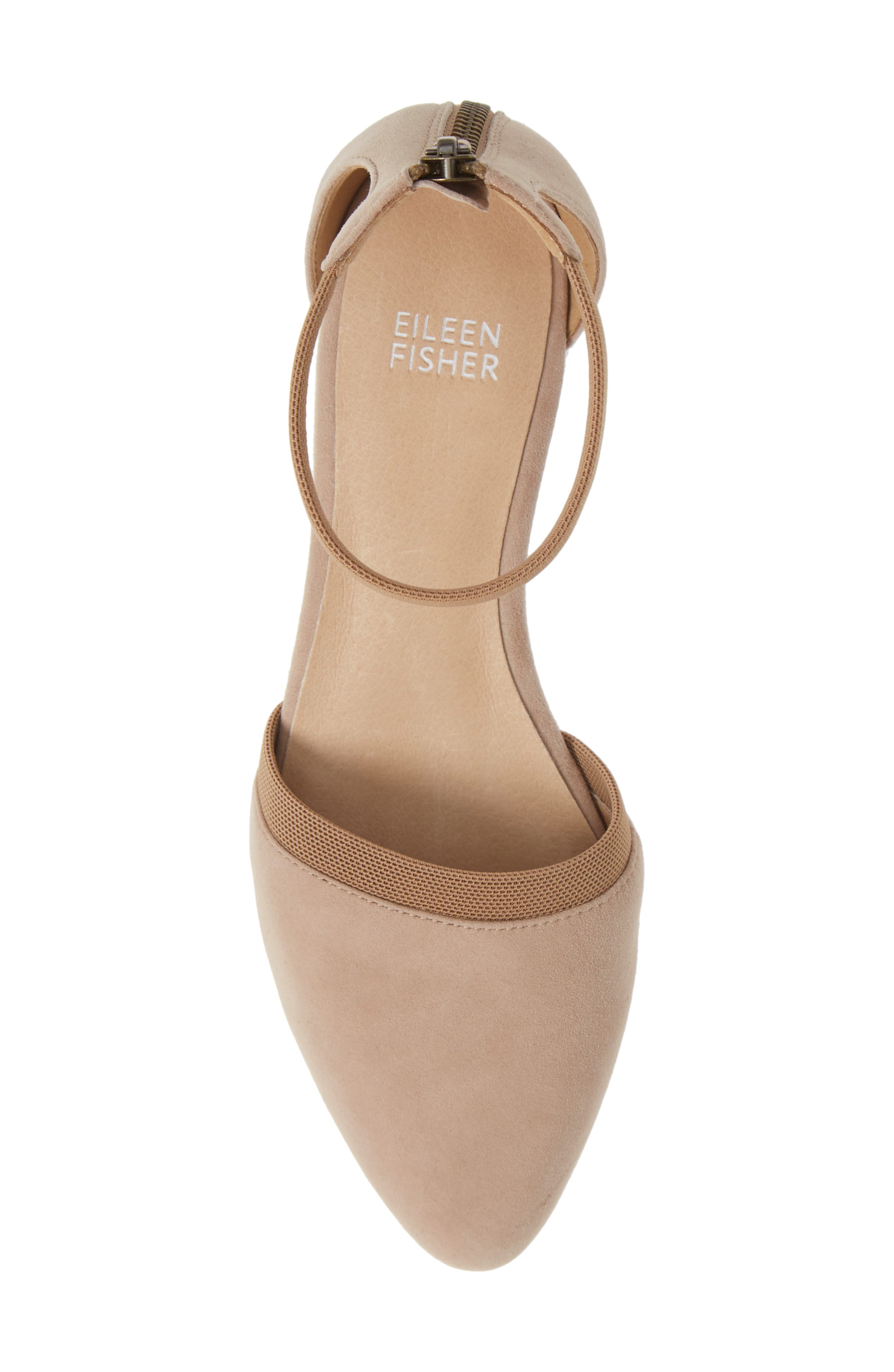 Ivie Ankle Strap Pump, Alternate, color, EARTH SUEDE