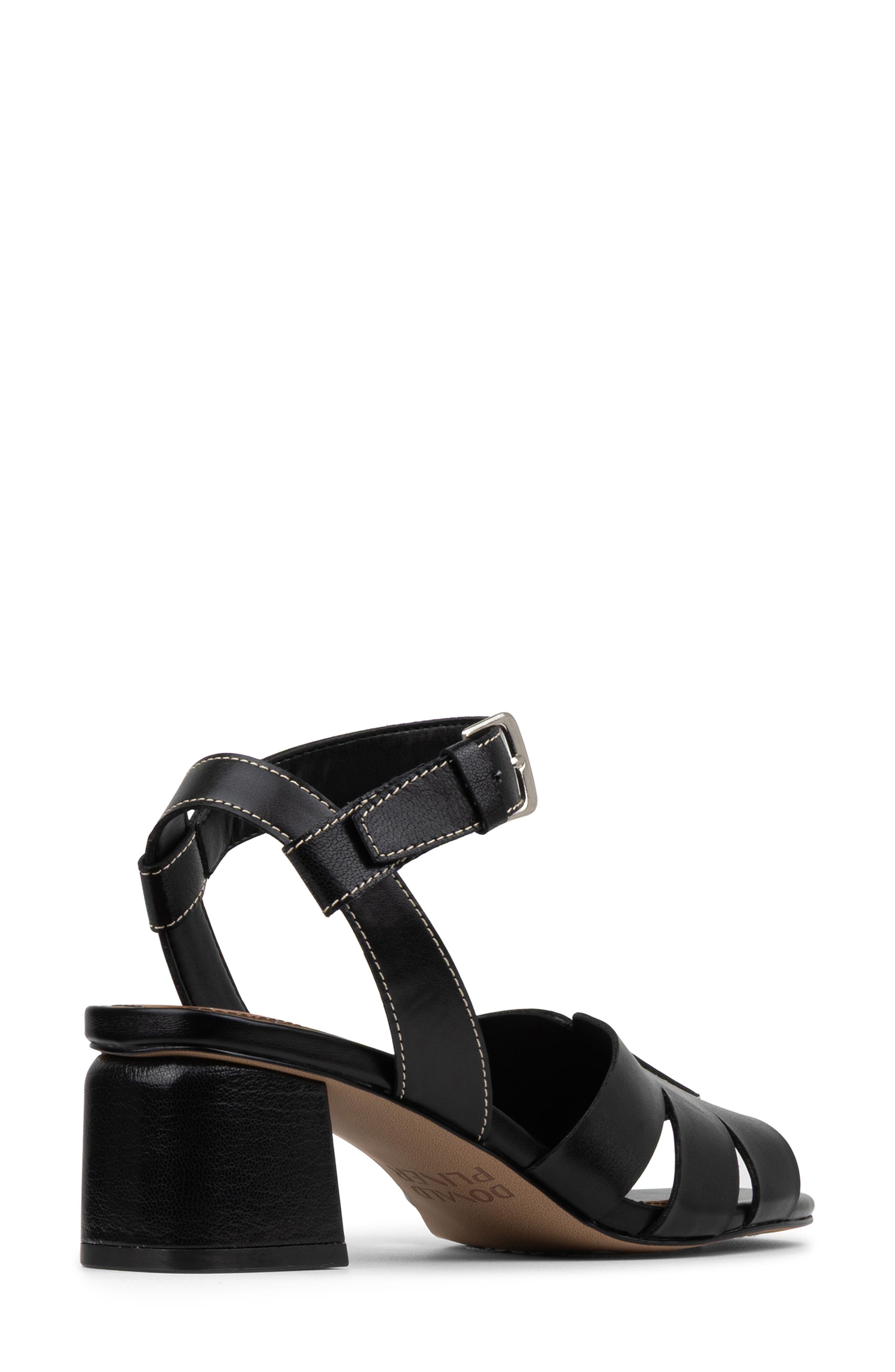 Donald Pliner Sotira Block Heel Sandal, Alternate, color, Black