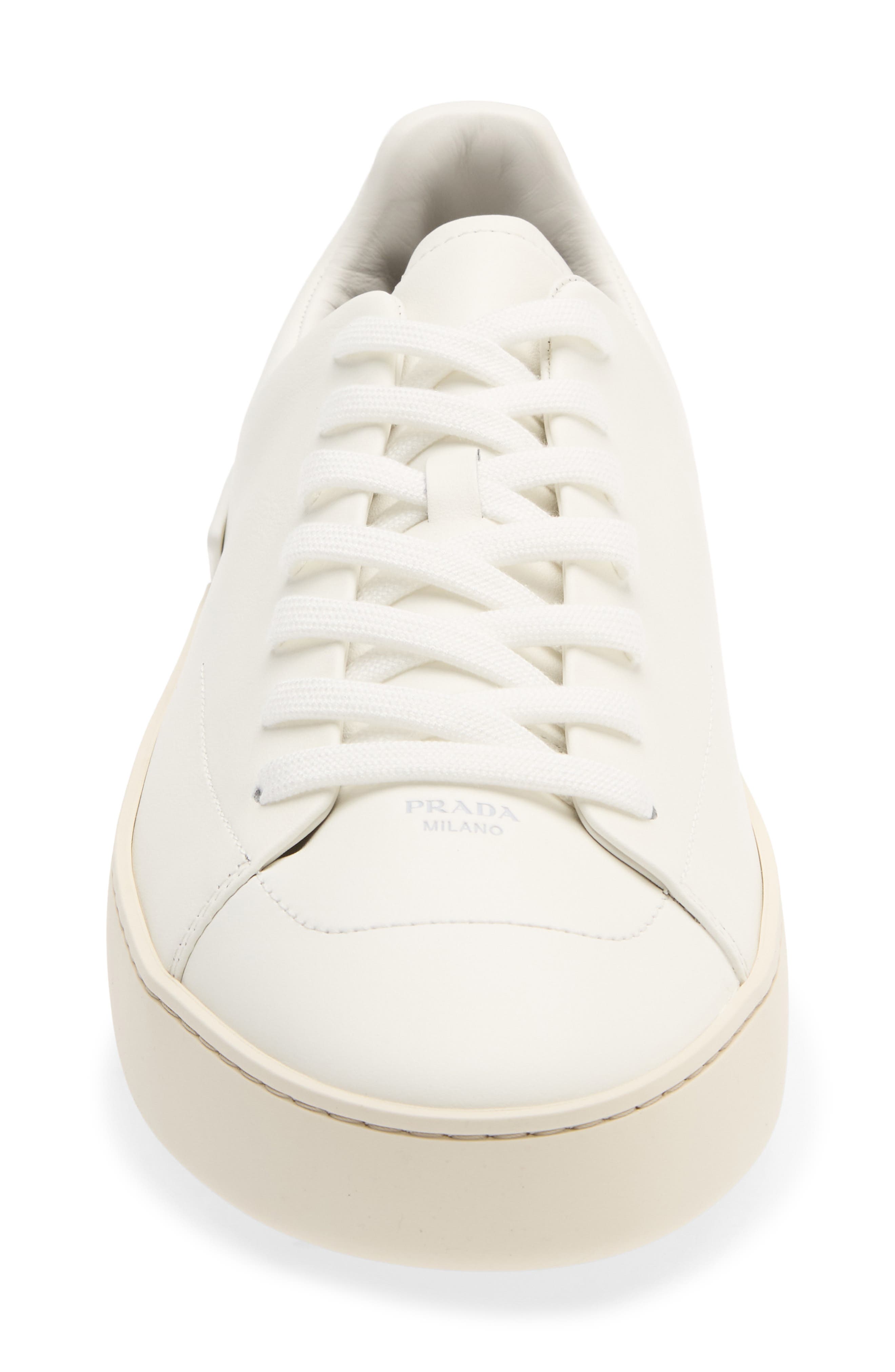 Leather Court Sneaker, Main, color, BIANCO
