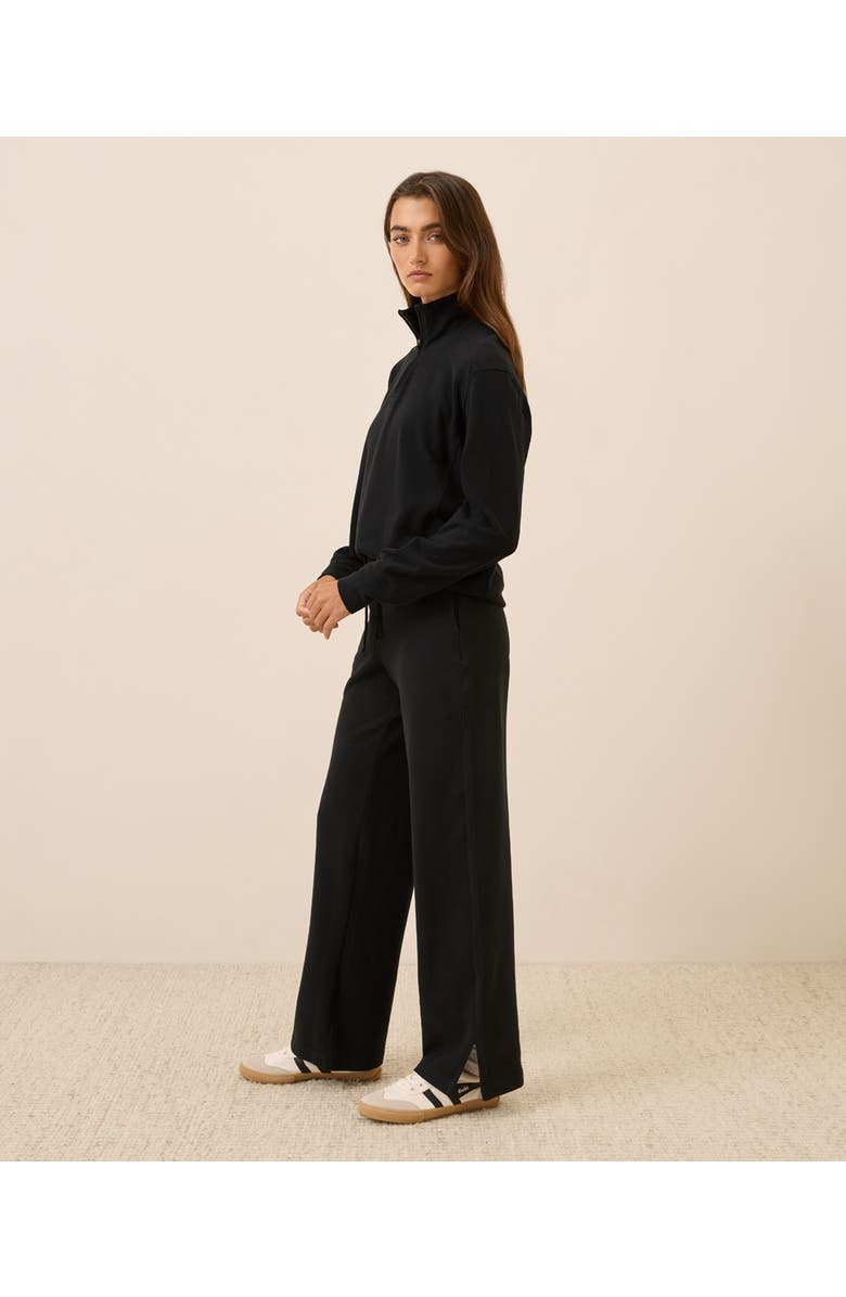 Pact Organic Cotton CloudKnit Wide Leg Pant, Alternate, color, 
