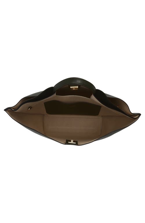 Ree Projects Medium Anne East/west Leather Tote In Green