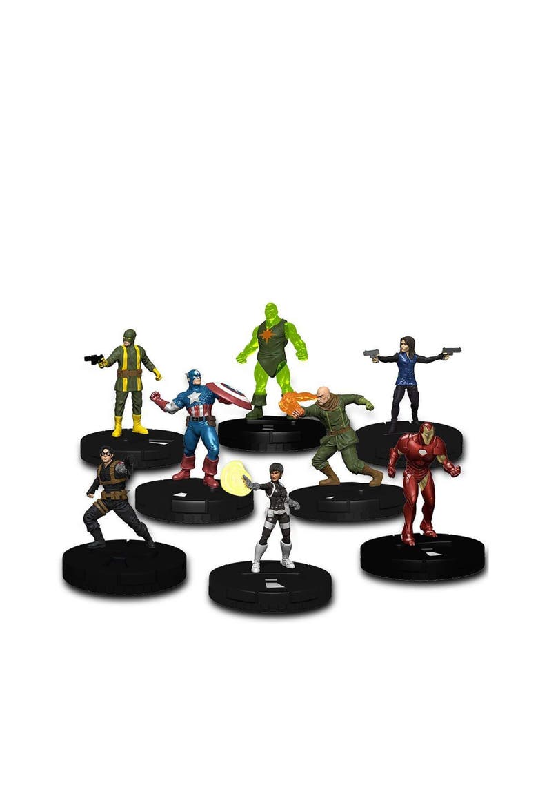 Marvel Strike Teams Strategy Game, 13 Pieces, Kids and Adults, Alternate, color, Multicolored
