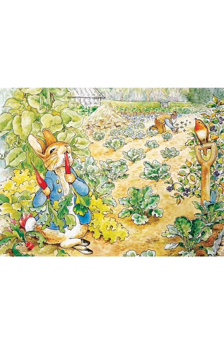 NEW YORK PUZZLE COMPANY Peter Rabbit's Garden Snack 500 Piece Puzzle, Alternate, color, NO COLOR
