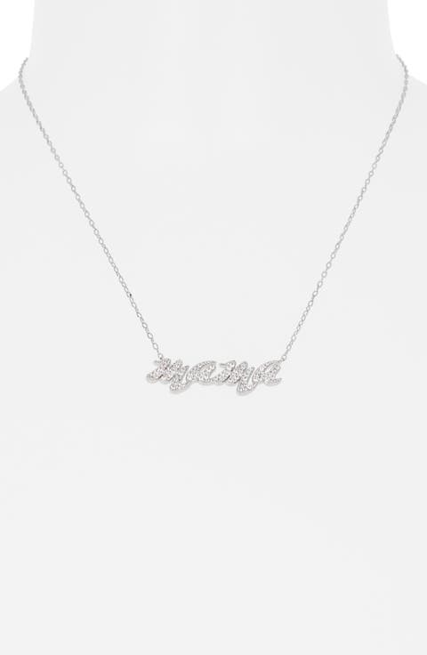 Retro Mama Pendant Necklace