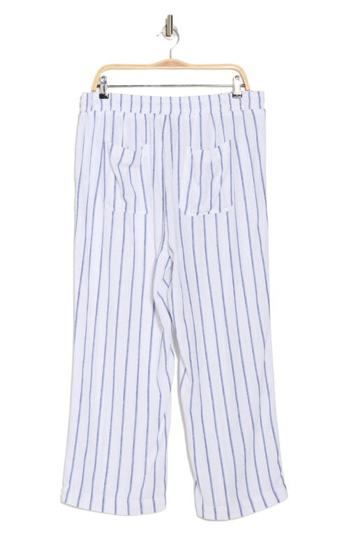Shop Ellen Tracy Wide Leg Linen Blend Drawstring Crop Pants