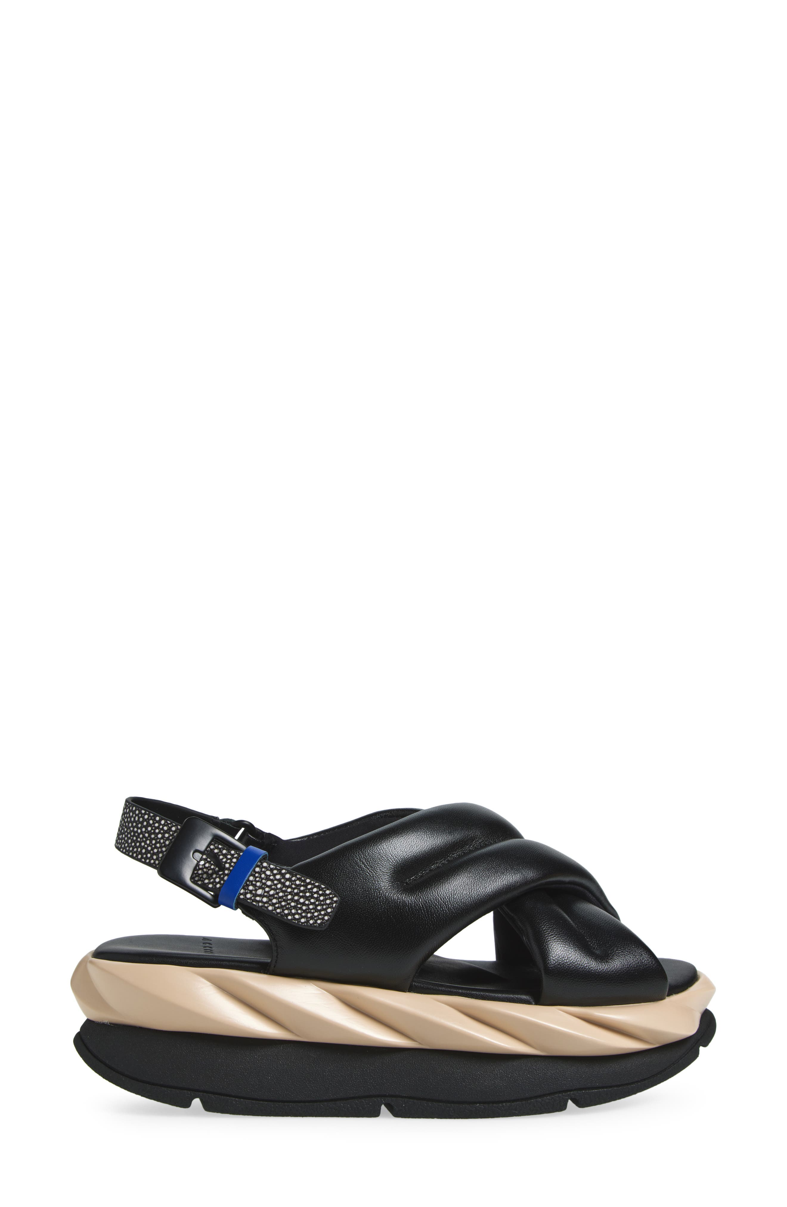 4CCCCEES Mellow Moa Platform Slingback Sandal, Alternate, color, Oreo