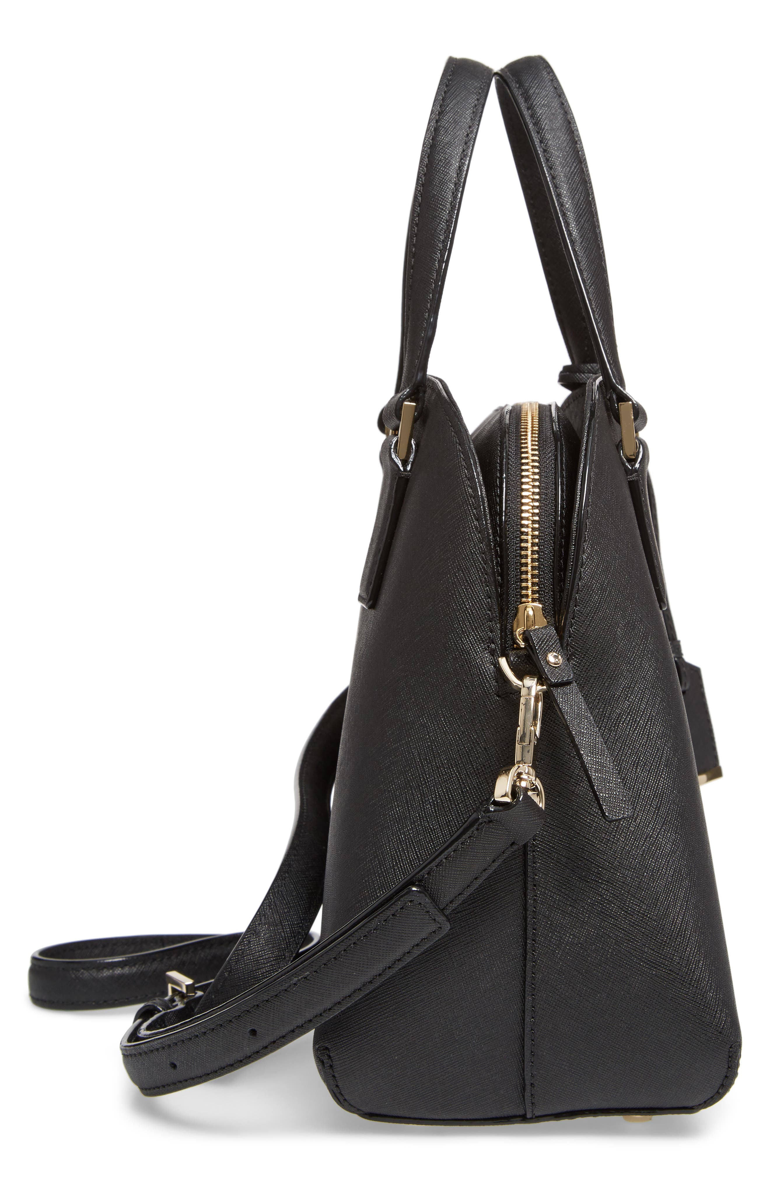 Kate Spade New York cameron street - lottie leather satchel, Alternate, color, 