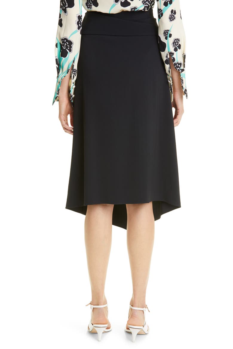 Asymmetrical Cady Skirt, Alternate, color, BLACK