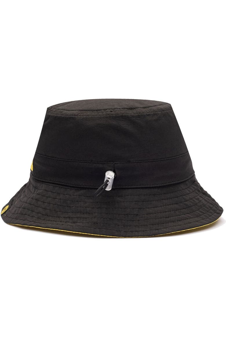 Men's Black/Yellow Borussia Dortmund Terrain Reversible Adjustable Bucket Hat, Alternate, color, Black