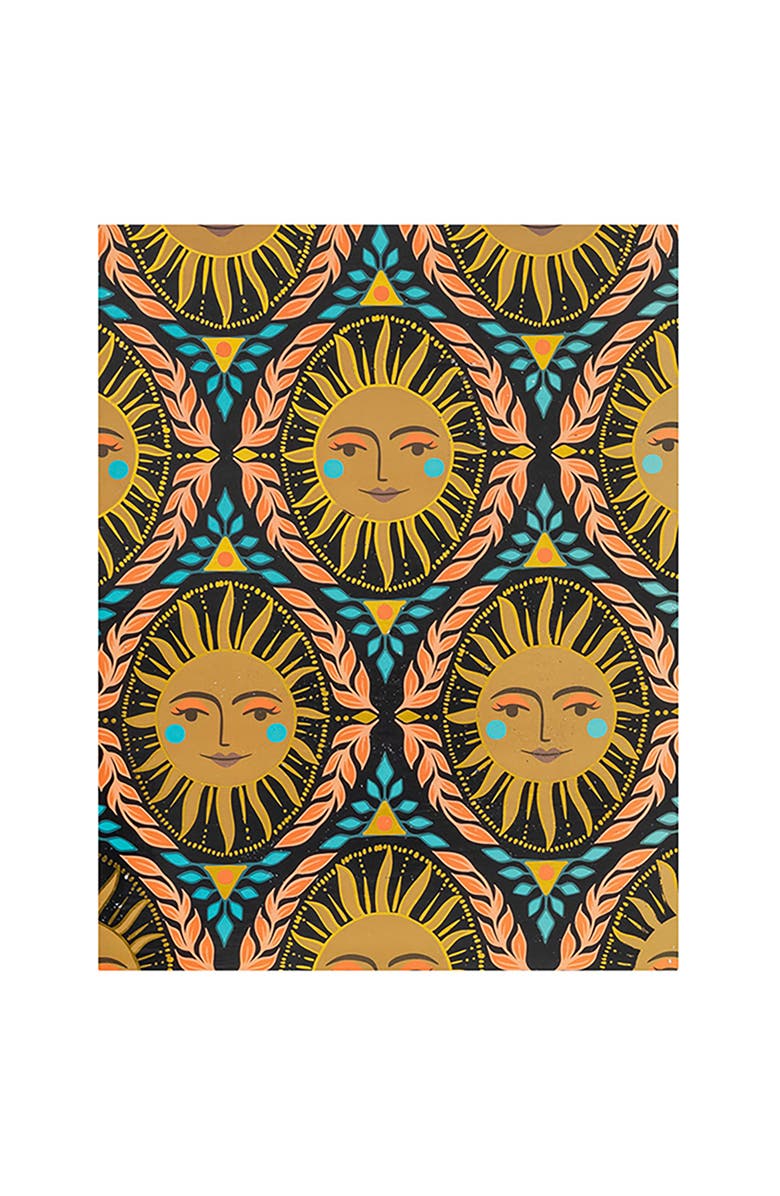 Brea Reese Scratch Art Paper Pad Moon & Sun 6 Designs, Alternate, color, 