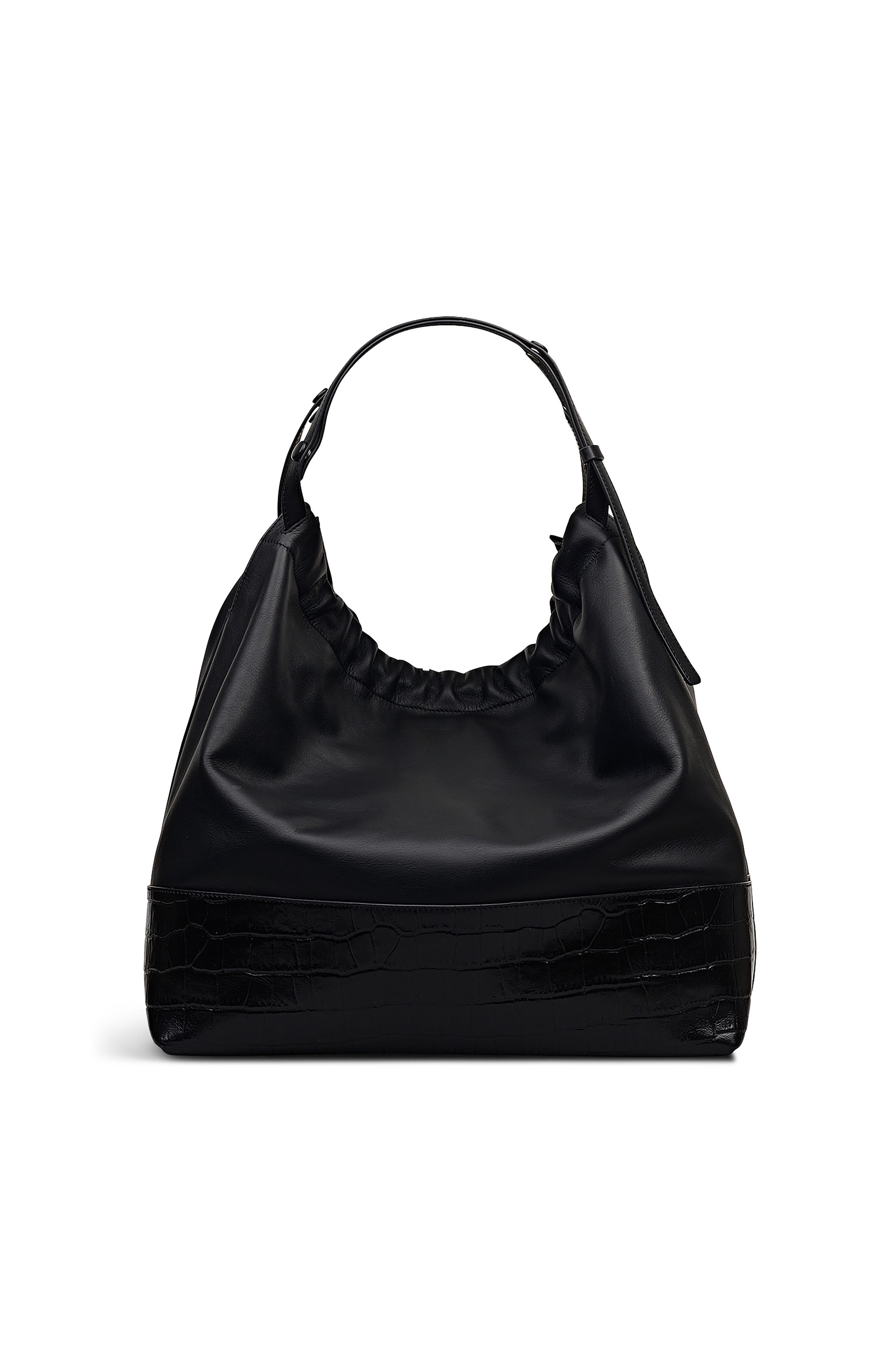 Radley The Portobello Large Drawstring Shoulder Bag, Alternate, color, Black