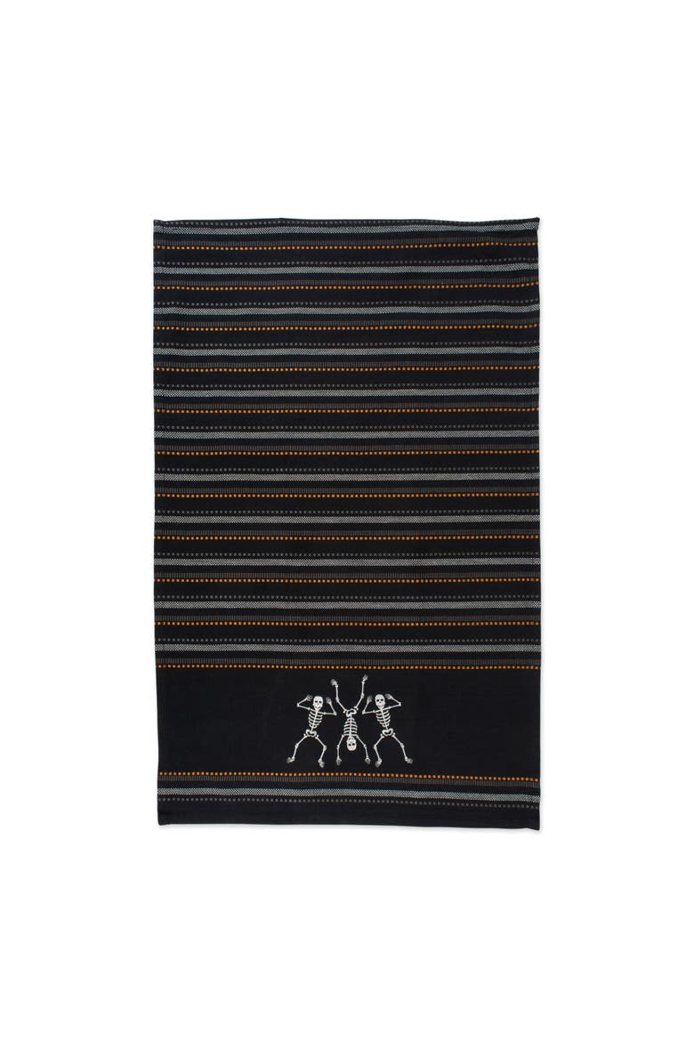 Skeleton Embellished Assorted Dishtowel Set/3, Alternate, color, Skeleton