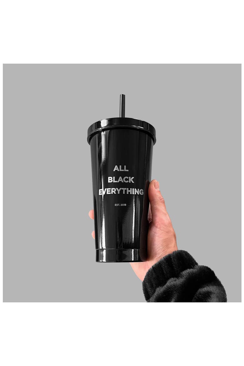 Blvck Metallic Tumbler, Alternate, color, Black