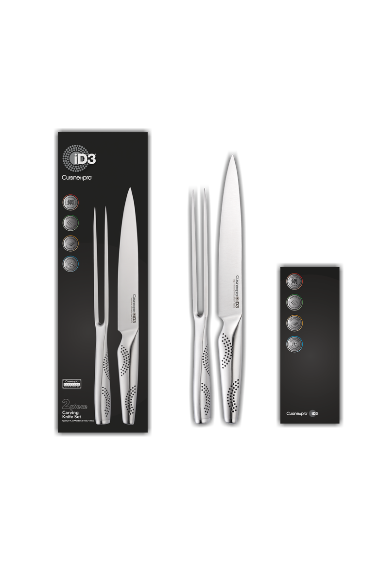 Cuisine::pro<sup>®</sup> iD3<sup>®</sup> Carving Knife Set, Alternate, color, Silver