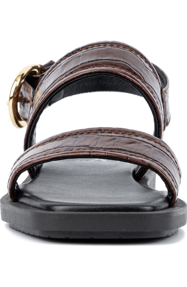 Aquatalia Joni Slingback Sandal, Alternate, color, Brown