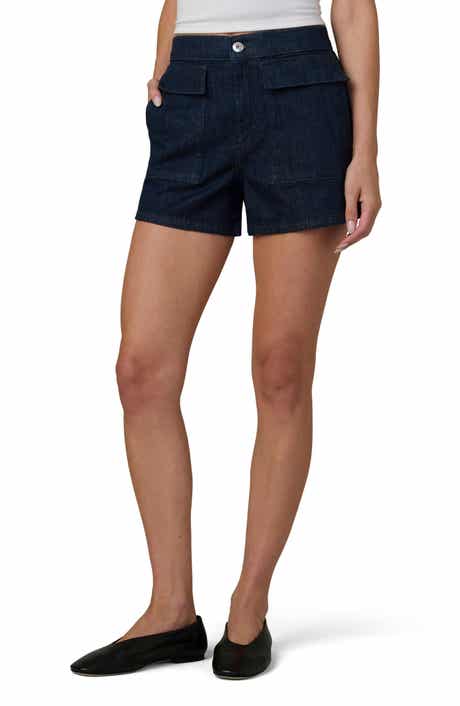The Irina Flap Pockets Denim Shorts
