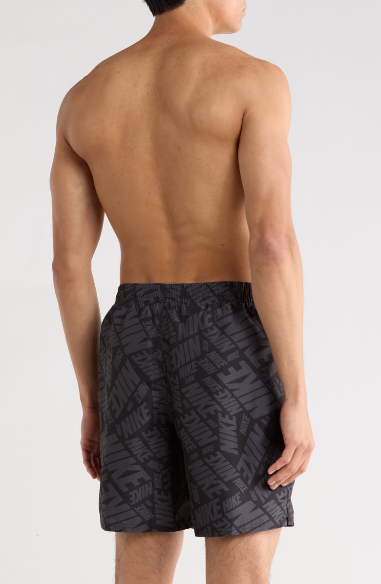 Nike 7-Inch Volley Swim Trunks, Alternate, color, Black