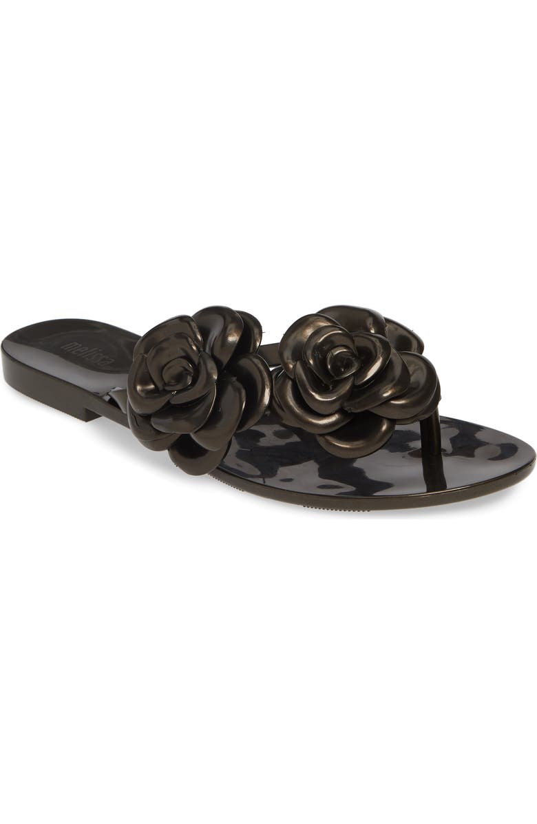 Melissa Harmonic Flower Flip Flop, Main, color,