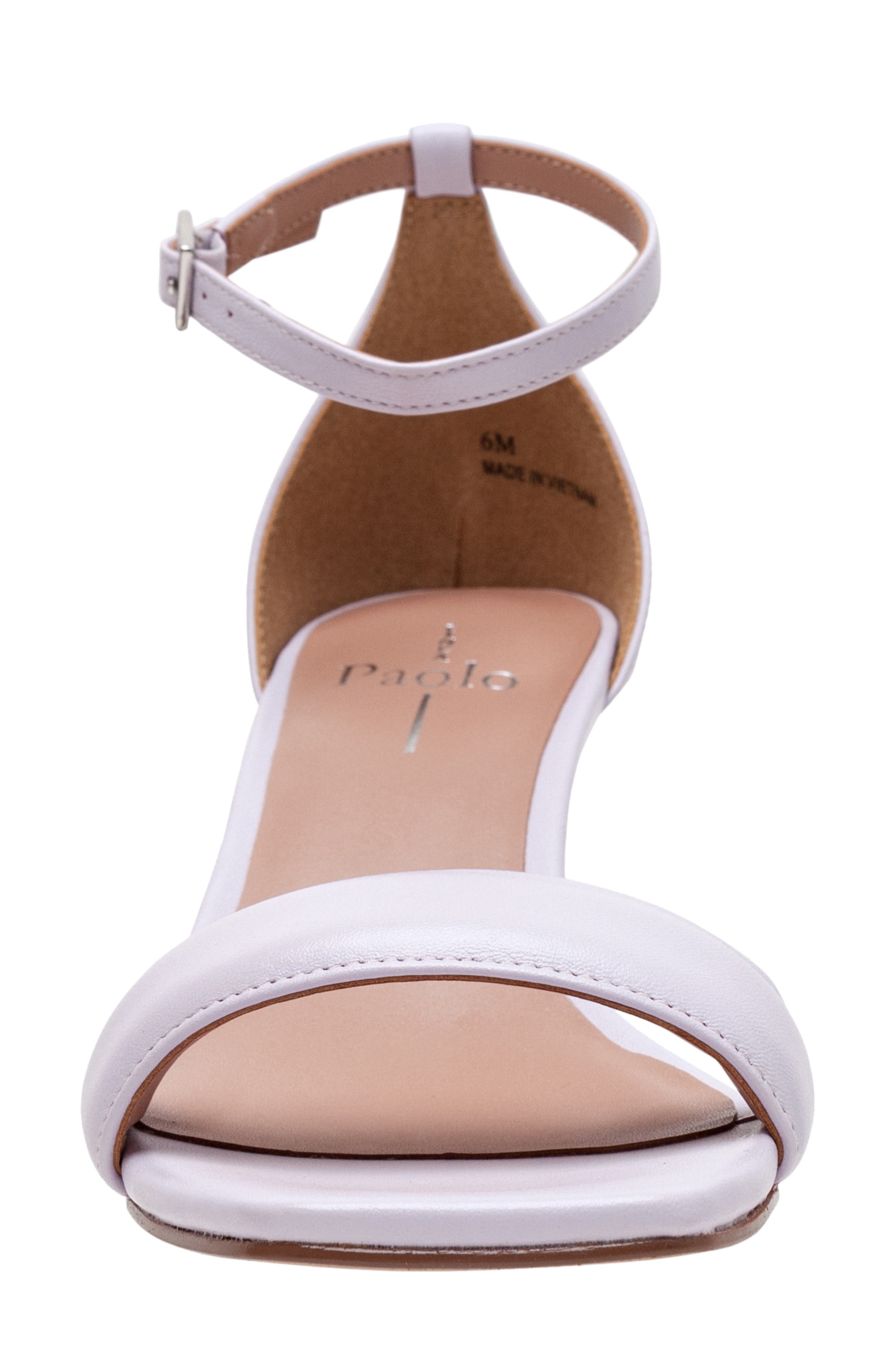 Linea Paolo Hannah Ankle Strap Sandal, Alternate, color, Lavender Fog