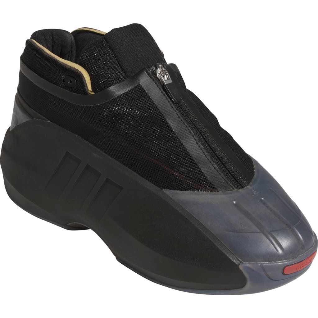 Adidas Originals Adidas Gender Inclusive Iiinfinity Zip-up Sneaker In Black/preloved Ruby/charcoal