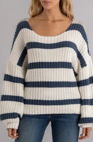 KUT from the Kloth Iona Stripe Crewneck Sweater