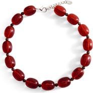 MANGO Stone Beaded Collar Necklace