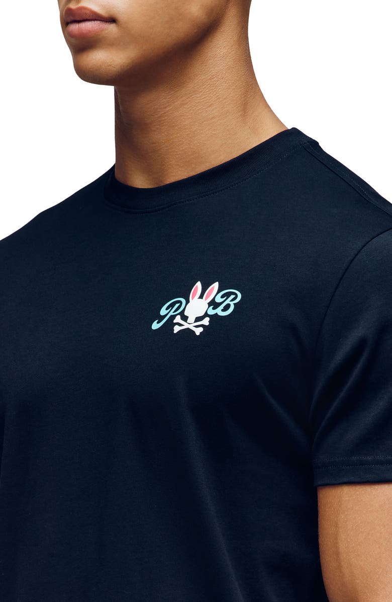 Psycho Bunny Jeremy Pima Cotton Graphic T-Shirt, Alternate, color, 