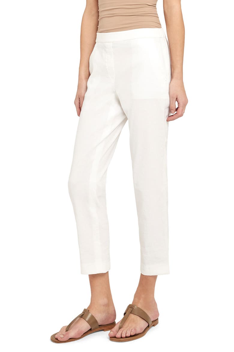 Treeca Pull-On Pants, Alternate, color, WHITE