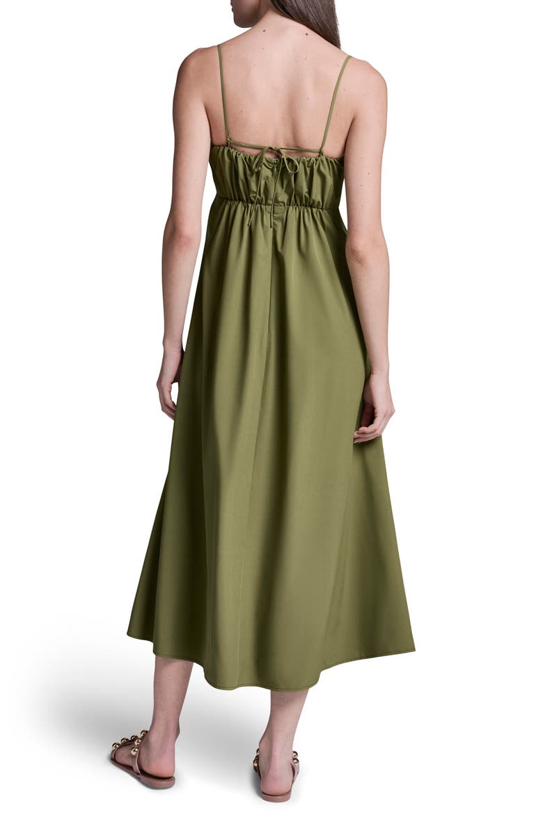 Commuter Midi Dress, Alternate, color, OLIVE BRAN