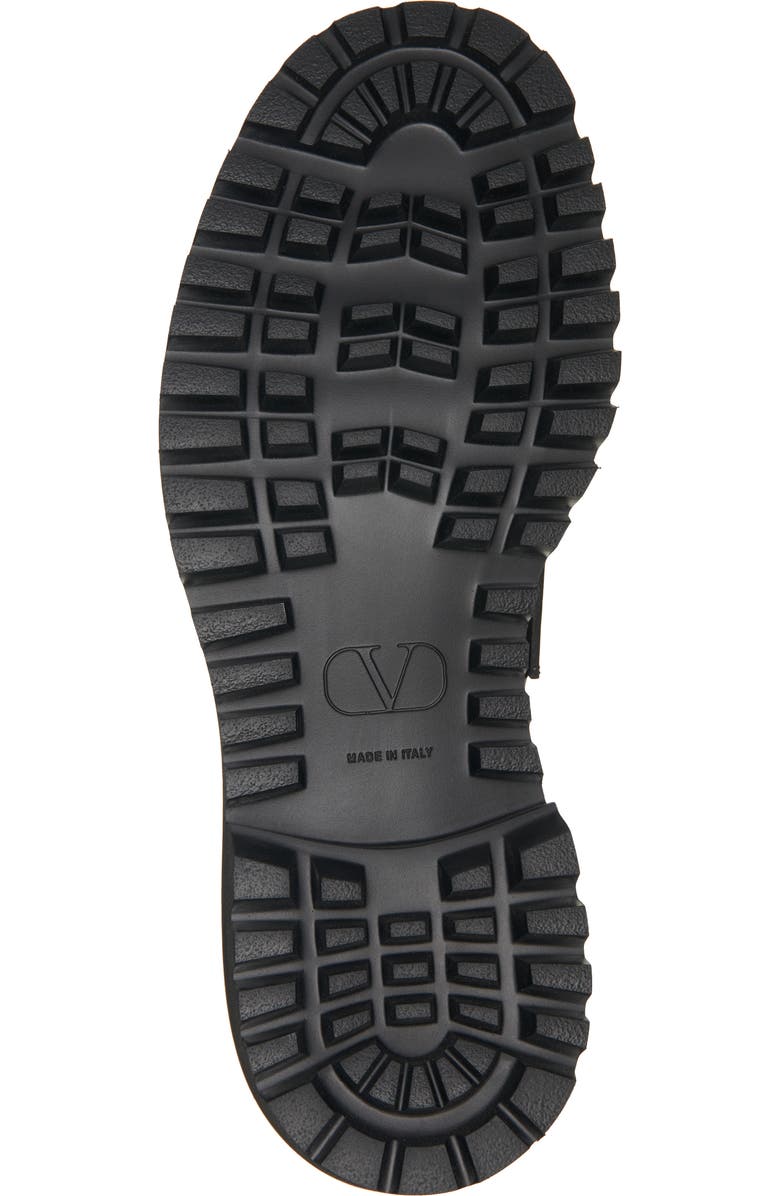 Valentino Garavani VLOGO Toile & Leather Loafer, Alternate, color,