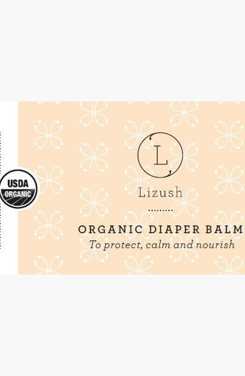 Lizush ORGANIC DIAPER BALM, Alternate, color, NO COLOR