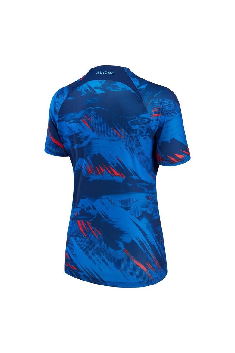 Women's Nike Blue England National Team 2022 Pre-Match Top, Alternate, color, Blue