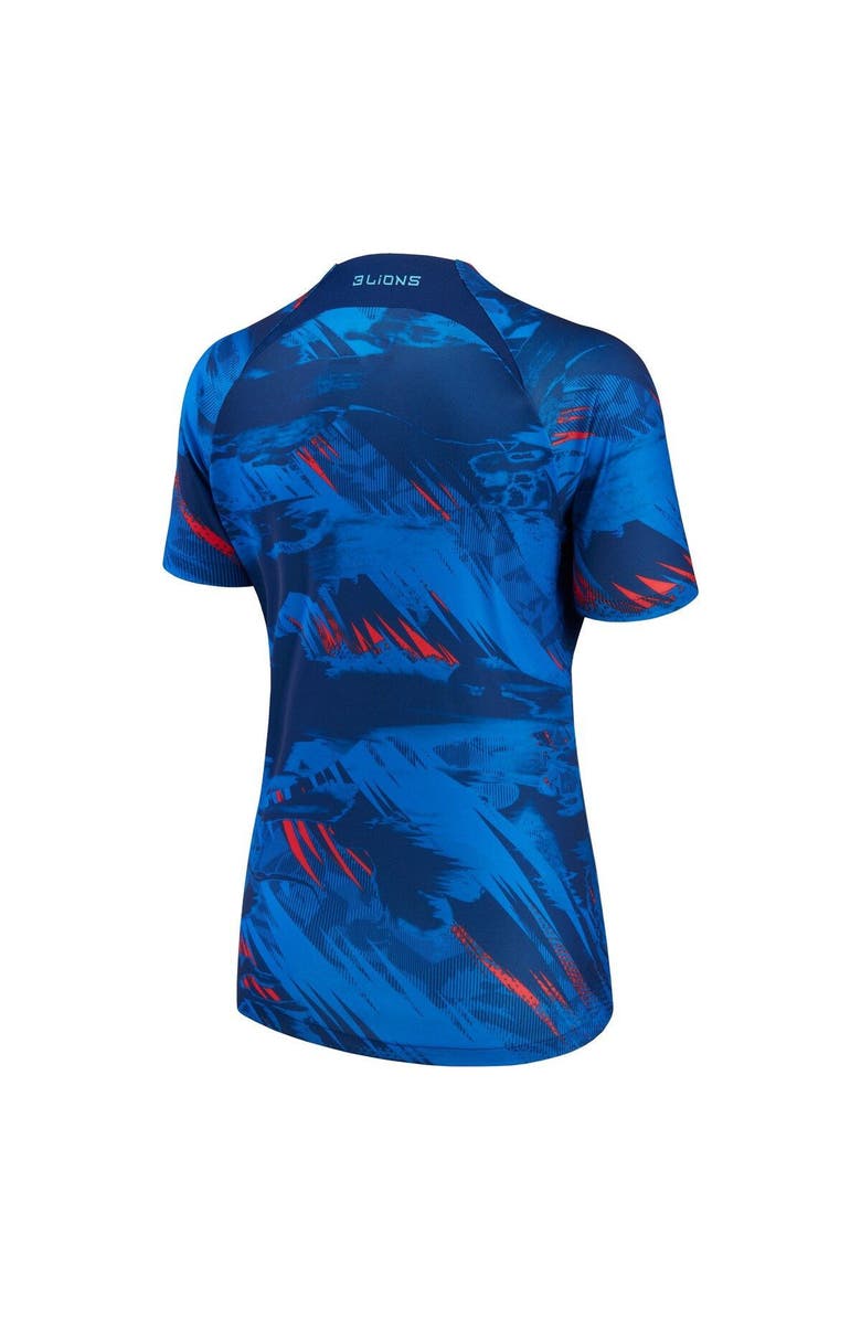 Nike Women's Nike Blue England National Team 2022 Pre-Match Top, Alternate, color, Blue