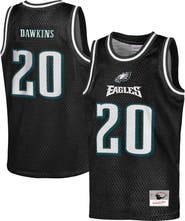Mitchell & Ness Youth Mitchell & Ness Brian Dawkins Black Philadelphia Eagles Retired Player NFL Basketball Fashion Jersey