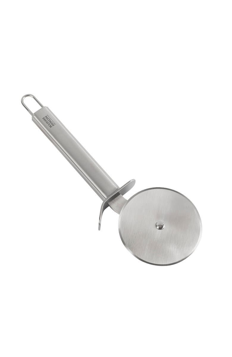 Kuhn Rikon Essential Pizza Cutter with Sharp Stainless Steel Wheel, Main, color, Silver