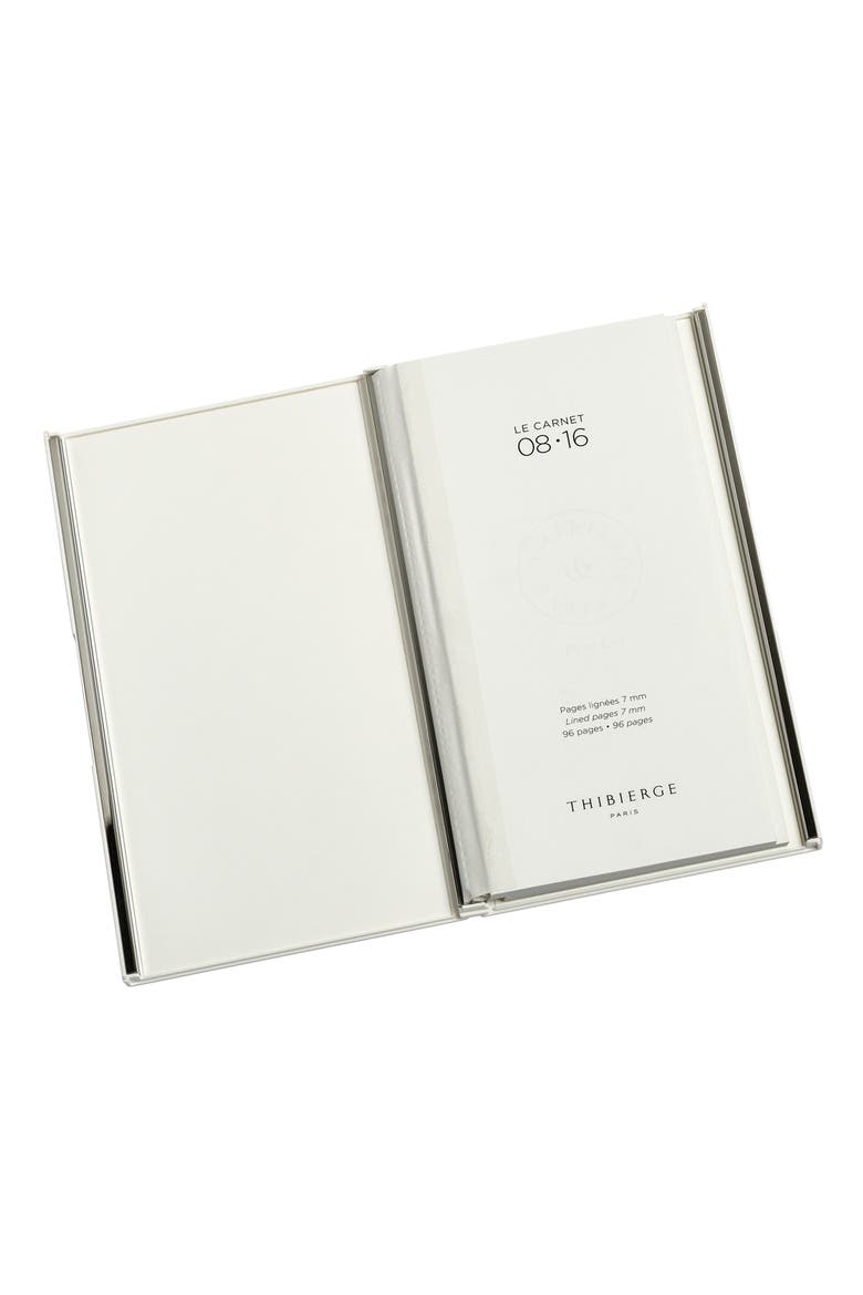 Le Carnet 08.16 Magnetic Binding Refillable Notebook, Main, color, WHITE/ WHITE