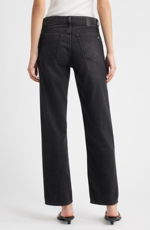 Rag & Bone Featherweight Dre Low Rise Baggy Boyfriend Jeans In Black