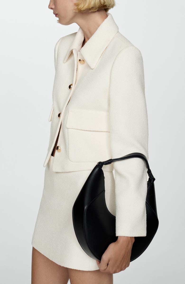 MANGO Tweed Miniskirt, Alternate, color, 