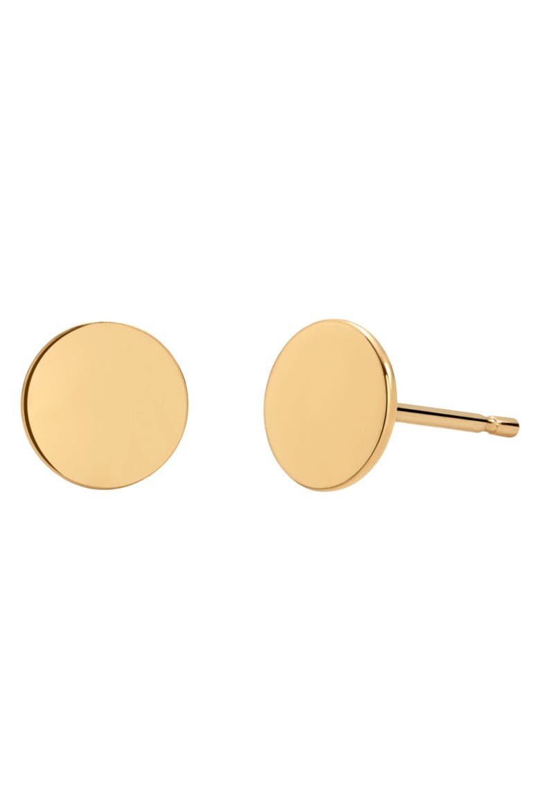 Lux Stud Earrings, Main, color, Gold Filled