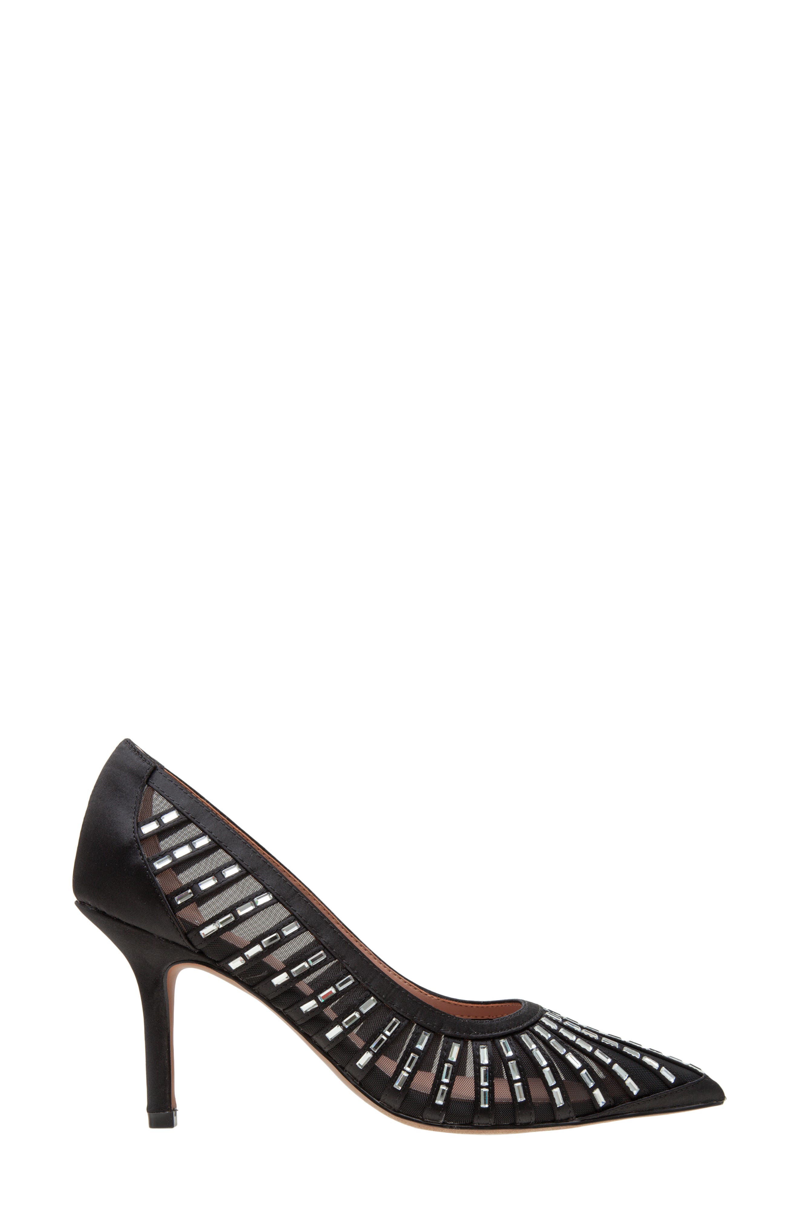 Linea Paolo Paola Pointed Toe Pump, Alternate, color, Black