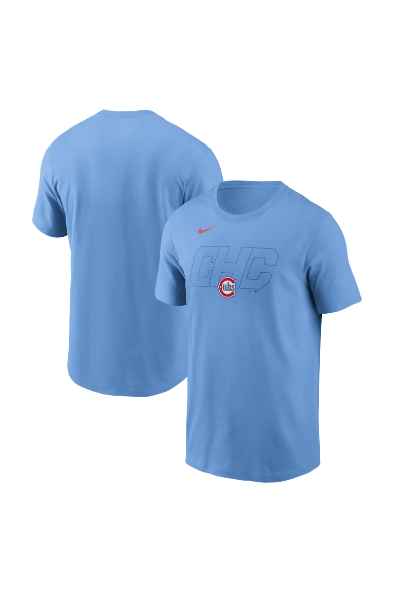 Men's Nike  Light Blue Chicago Cubs Alternate Logo T-Shirt, Main, color, Light Blue